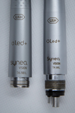 Eredeti és hamis W&H turbina összehasonlítása 2